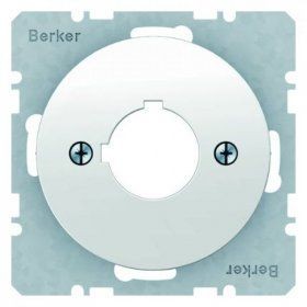 Центральная панель Berker R.1 полярная белизна с блеском для сигнального и контрольного устройства ? 225 мм 14322089