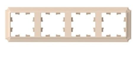 ATN101204 4-постовая РАМКА ПЕСОЧНЫЙ, AtlasDesign Antique Schneider Electric