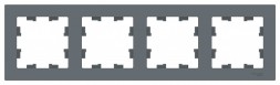 Рамка Schneider Electric Atlasdesign Грифель 4 поста ATN000704