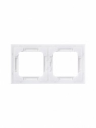 Рамка ABB Levit Жемчуг / Ледяной 2 поста 2CHH015020A6068 3901H-A05020 68W