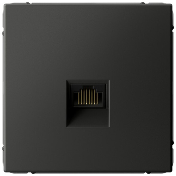 Розетка информационная RJ45 категория 6a (Базальт) Schneider Electric Systeme Art Gallery GAL001486