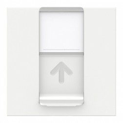 Розетка компьютерная RJ45 Schneider Electric Unica Modular Белый 1очная, кат. 5е UTP, 2 модуля NU341118