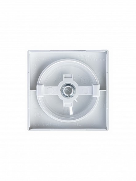 Плата центральная (накладка) ABB Future davos/альпийский белый с ручкой и лампой для поворотного светорегулятора 2CKA006599A3009 6540-84-102-500