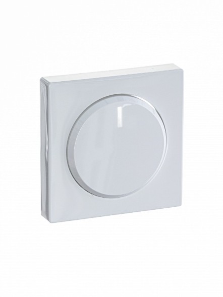 Плата центральная (накладка) ABB Future davos/альпийский белый с ручкой и лампой для поворотного светорегулятора 2CKA006599A3009 6540-84-102-500