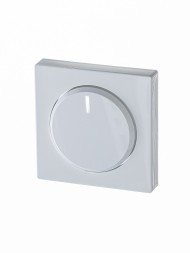 Плата центральная (накладка) ABB Future davos/альпийский белый с ручкой и лампой для поворотного светорегулятора 2CKA006599A3009 6540-84-102-500