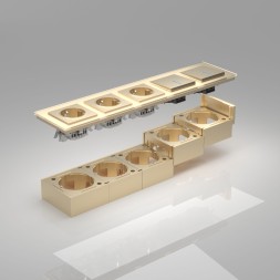 Коробка для накладного монтажа шампань W8000011