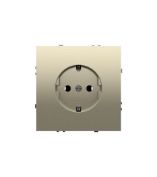 Розетка встраиваемая VOLTUM S70 с заземлением 16А, (кашемир)