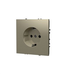 Розетка встраиваемая VOLTUM S70 с заземлением 16А, (кашемир)