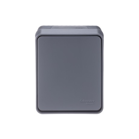 ATN544061 Atlasdesign Profi54 О/У 1-клавишный ПЕРЕКЛЮЧАТЕЛЬ 10 АХ, АНТРАЦИТ Schneider Electric