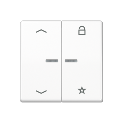 Центральная плата Jung AS 500 Белый универсальная «стрелки» AS1701PWW