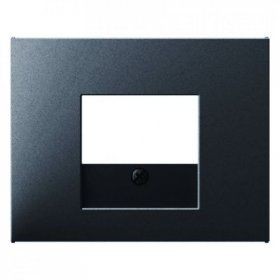 Центральная панель Berker R.1 Berker K.1 антрацит матовый для розетки TAE 10357006