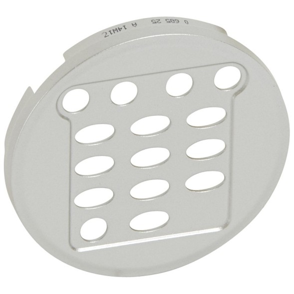 Лицевая панель Legrand Celiane титан дополнительного модуля для тюнера 068525