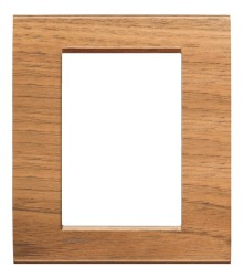 Рамка Bticino LivingLight Квадрат Европейский орех 3+3 модуля LNA4826LNC