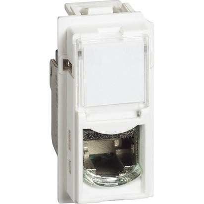 Розетка RJ45 Btnet Bticino Living Now белый STP cat6 KW4279C6S