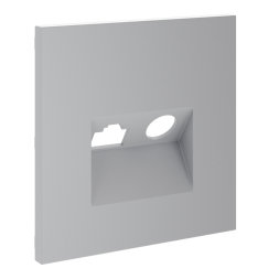 Накладка для розетки TV+RJ45 кат. 6, S70 (серый)