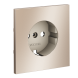 Накладка для розетки с заземлением, S70 Metal (платина)