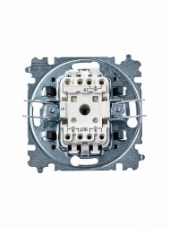 Выключатель ABB Levit жемчуг / ледяной двухклавишный 2CHH590545A6068 3559H-A05445 68W