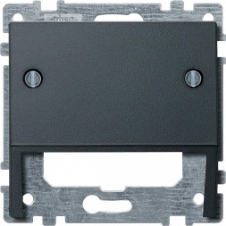 Центральная плата Merten M-серия антрацит для вставок наклонная MTN464614