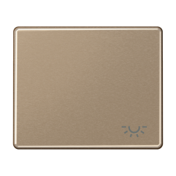 Клавиша Jung SL 500 Бронза 1-я с символом &quot;ОСВЕЩЕНИЕ&quot; SL590LGB