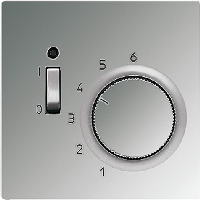 Термостат комнатный Jung LS серия Блестящий хром 10(4)А TRGCR231