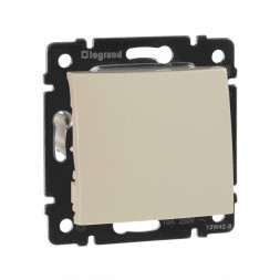 Выключатель кнопочный Legrand Valena 1-клавишный 774311