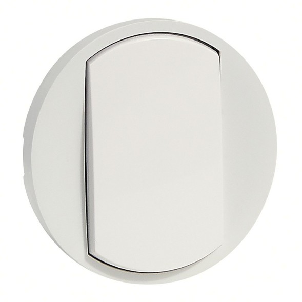 Лицевая панель Legrand Celiane белая для выключателя 068001