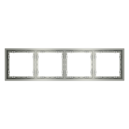 Рамка пластиковая VOLTUM S70 на 4 поста, (сталь)