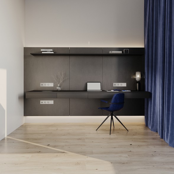 Рамка пластиковая VOLTUM S70 на 4 поста, (сталь)