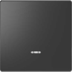 Клавиша Merten D-Life антрацит 1-ная с линзой для led модуля MTN3320-6034