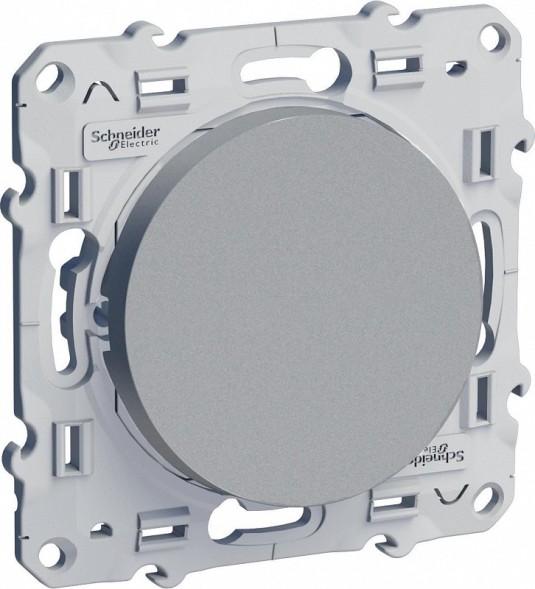 Одноклавишный выключатель Schneider Electric Odace алюминий S53R201