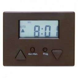 Таймер Berker Arsys коричневый с блеском RolloTec "Easy" с дисплеем 17620001