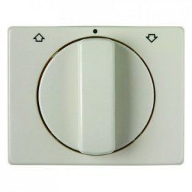 Центральная панель Berker R.1 Berker Arsys белый с блеском с вращающейся ручкой для жалюзийного поворотного выключателя 10770002