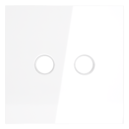 Накладка для розетки телевизионной оконечной TV+SAT, S70 (белый глянцевый)