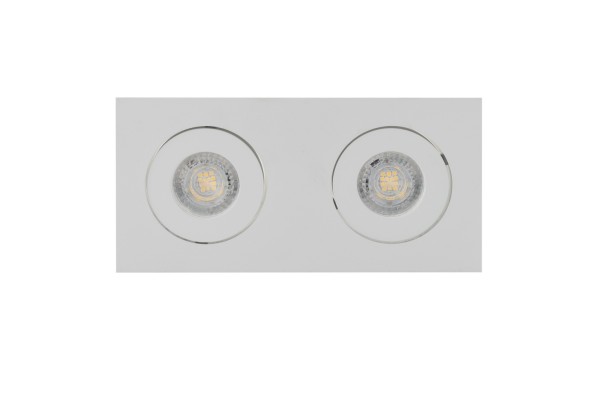 DK2020-WH Встраиваемый светильник, IP 20, 50 Вт, GU10, белый, алюминий