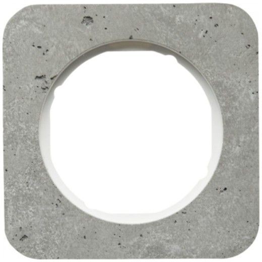 Рамка Berker R.1 Бетон белый 1 пост 10112379