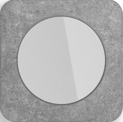 Рамка Berker R.1 Бетон белый 1 пост 10112379