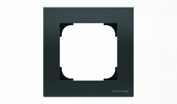 Рамка ABB Sky Черный бархат 1 пост 2CLA857100A1501 8571 NS