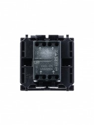 Механизм переключателя ABB Zenit серебристый одноклавишного проходного с клавишей 2 модуля 2CLA221000N1301 N2210 PL