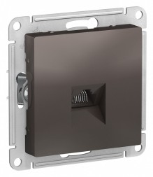 Розетка компьютерная RJ45 Schneider Electric Atlasdesign Мокко кат. 5Е, механизм ATN000683