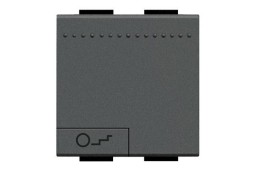 Клавиша Bticino Living Light Антрацит Лестница, 2 модуля L4915M2BN