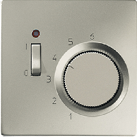 Термостат комнатный Jung LS серия Edelstahl 10(4)А TRES231