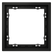 Рамка пластиковая VOLTUM S70 на 1 пост, (черный матовый)
