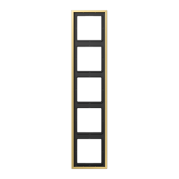 Рамка Jung LS 990 Латунь Classic 5 постов ME2985C