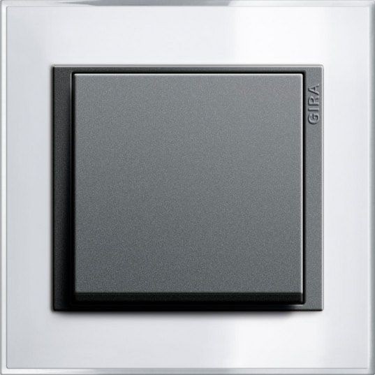 Рамка Gira Event Clear Белый / Черный 1 пост 0211728