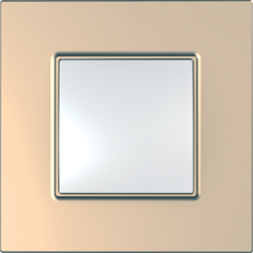 Рамка Schneider Electric Unica Quadro Медь 1 пост MGU6.702.56