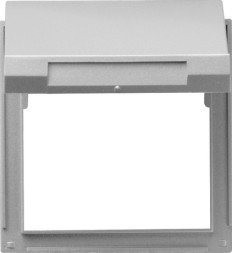 Плата Gira TX44 Алюминий с крышкой 065465