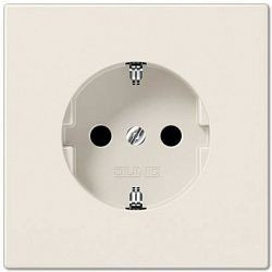 Розетка Jung LS серия слоновая кость с заземлением 16А/250В LS1520