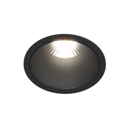 DK4500-BK Встраиваемый светильник, IP 20, 12 Вт, LED 3000, черный, алюминий