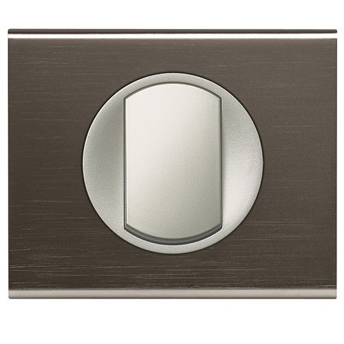 Рамка Legrand Celiane Металл Черный никель 1 пост 069031