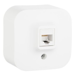 Розетка компьютерная Legrand Quteo белая RJ45 кат.5e UTP 782224